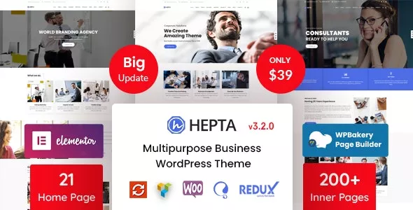 Hepta - Multipurpose Business WordPress Theme v3.2.7