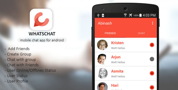 Whatschat- Whatsapp clone Whatschat- Whatsapp clone