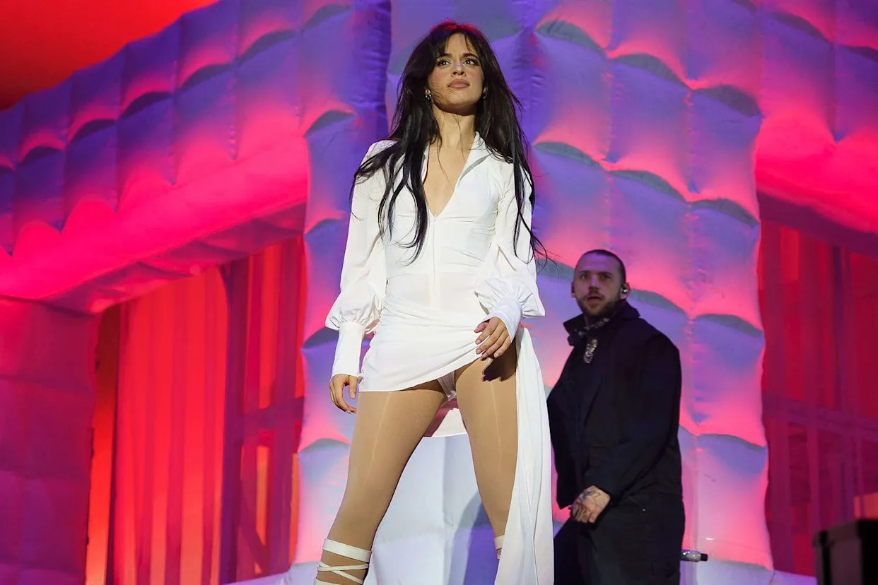 Camila Cabello's Backup Dancer Comes to Her Aid as She Faces Another Wardrobe Malfunction Mid-Performance