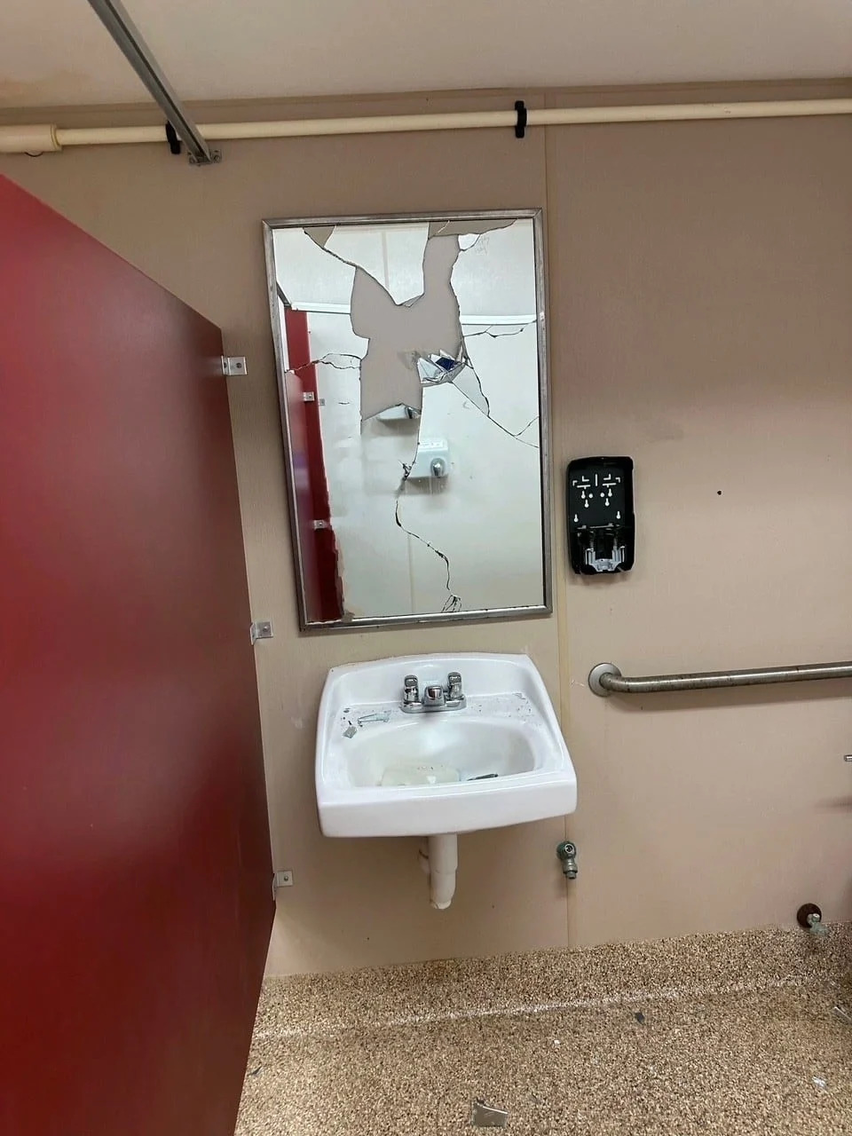 Durbin Park bathroom’s vandalized again, local baseball league wants answers