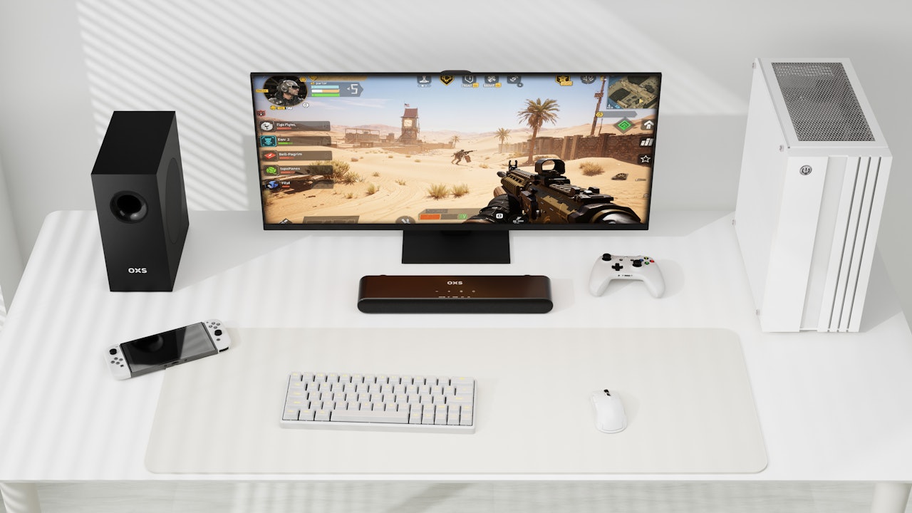 電腦節優惠｜OXS S21 Soundbar 的骰機身獨立低音箱．1千有找抵玩