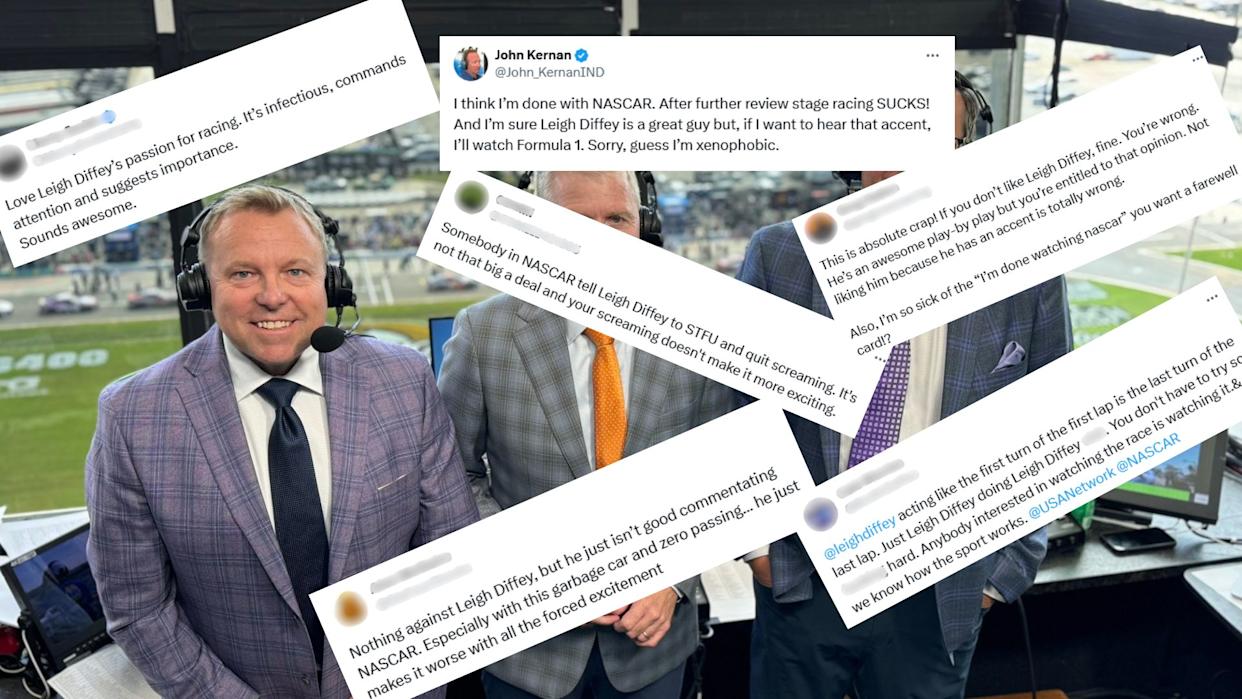 NASCAR Fans Argue About Leigh Diffey