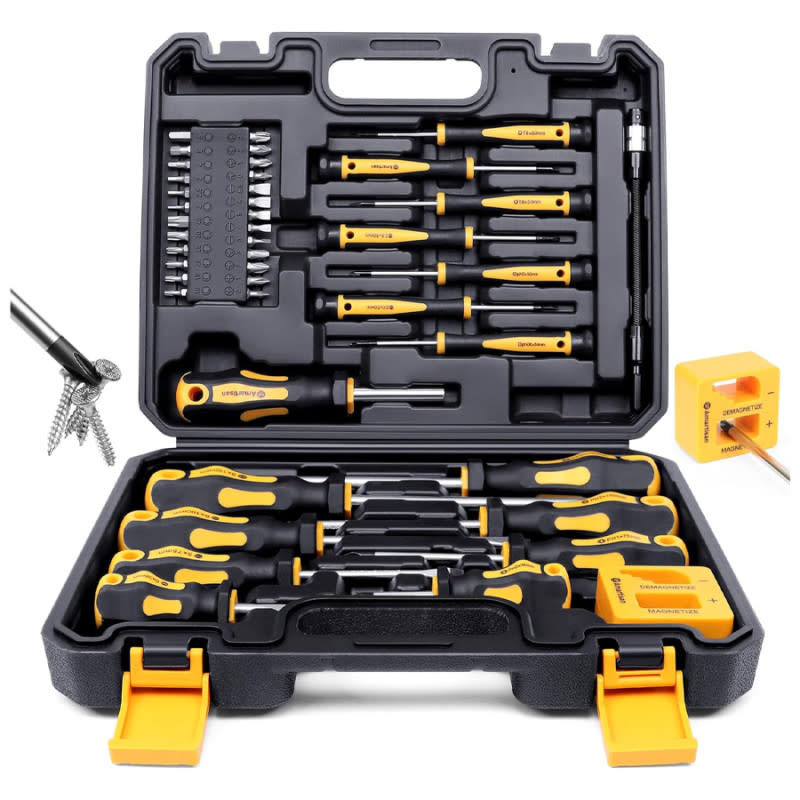 Amazon Is Selling a 'Handy' $43-Piece Magnetic Screwdriver Set for 46% Off, and It Has 'All the Sizes You Need'