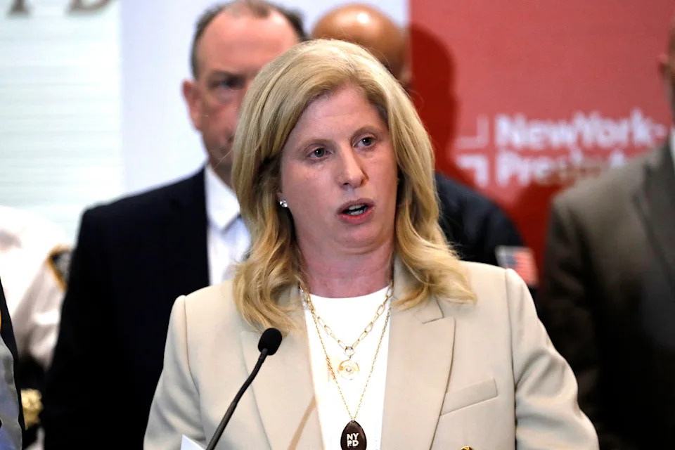 Image: nypd commish commissioner jessica tisch (John Lamparski / AFP via Getty Images)