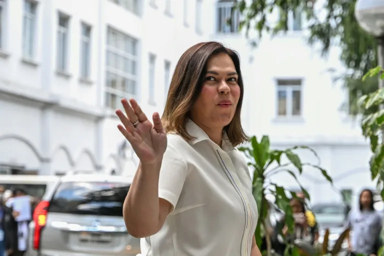Philippine Vice President Sara Duterte was facing a Senate trial that could have seen her barred permanently from public office (Jam STA ROSA)