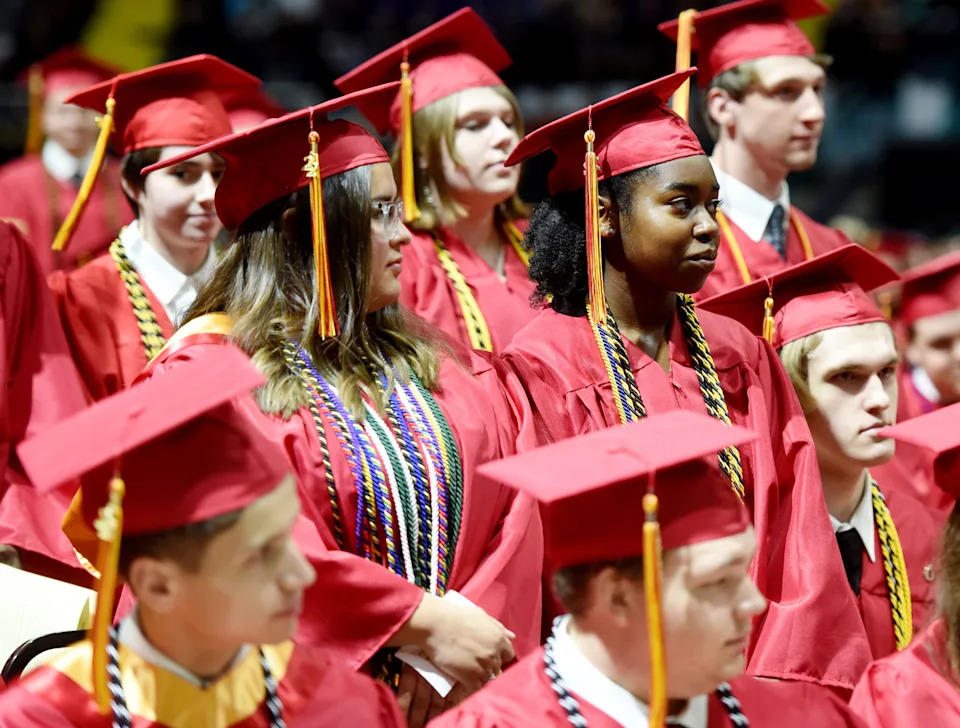 Caddo Parish Magnet High School graduation Friday May 27, 2022 at Hirsch Memorial Coliseum.