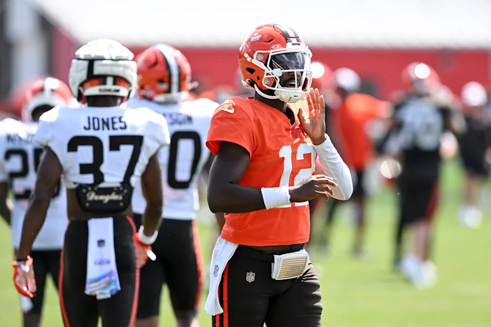 Shedeur Sanders is reportedly expected to start the Cleveland Browns' preseason opener. (Photo by Nick Cammett/Diamond Images via Getty Images)