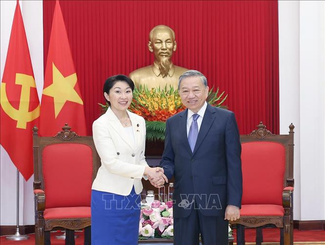 Tổng Bí thư Tô Lâm tiếp Chủ tịch Liên minh nghị sĩ hữu nghị Nhật – Việt