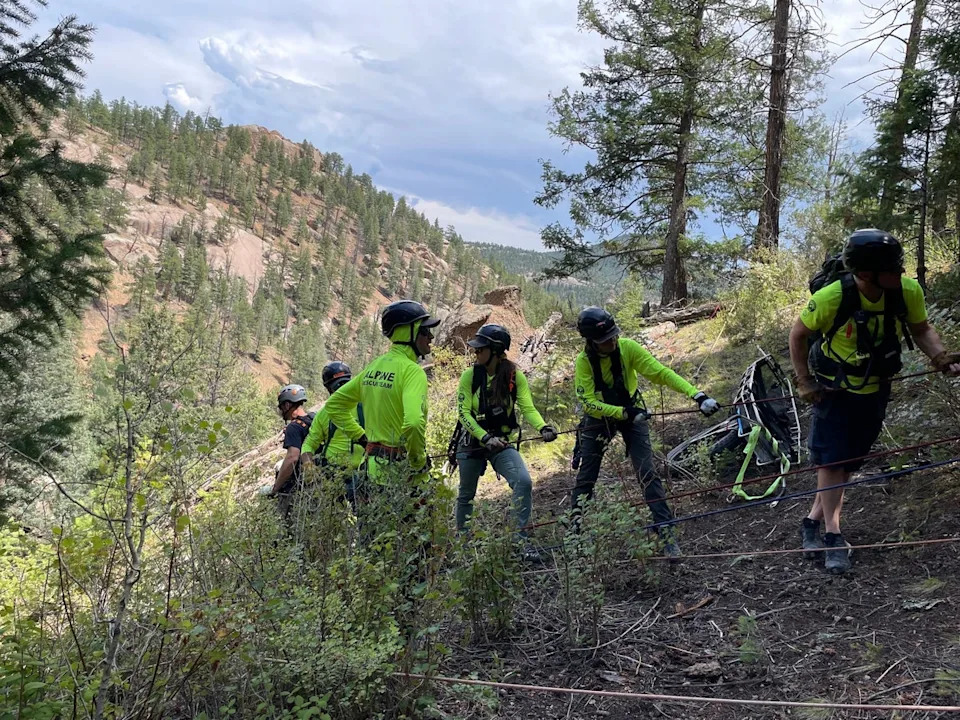 An adult fell 150 feet off of a steep rock face, ‘with a significant portion of the fall being a free fall’ (Elk Creek Fire Department)