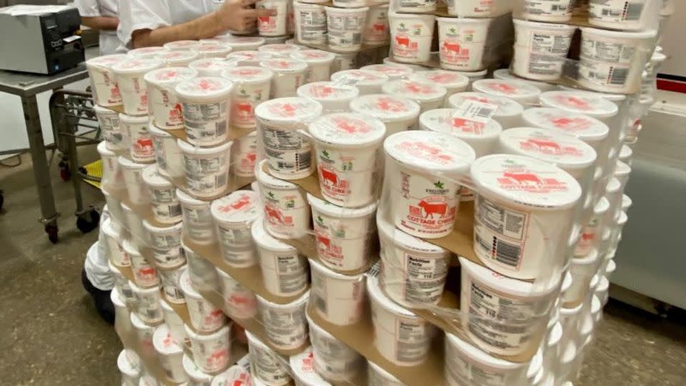 Westby Cooperative Creamery puede producir alrededor de 6,5 millones de kilos de queso cottage al año. - Cortesía de Westby Cooperative Creamery