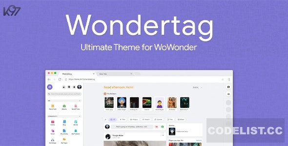 Wondertag v2.9.1 - The Ultimate WoWonder Theme