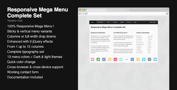 Responsive Mega Menu Complete Set Responsive Mega Menu Complete Set