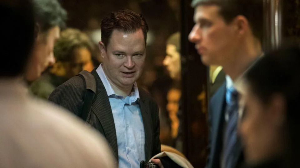 Jim O'Neill, then the managing director of Mithril Capital Management, arrives at Trump Tower in New York on January 12, 2017. - Drew Angerer/Getty Images/File