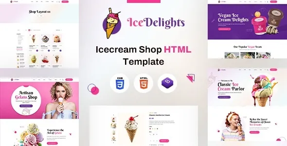 IceDelights - Ice Cream Shop HTML Template v1.0