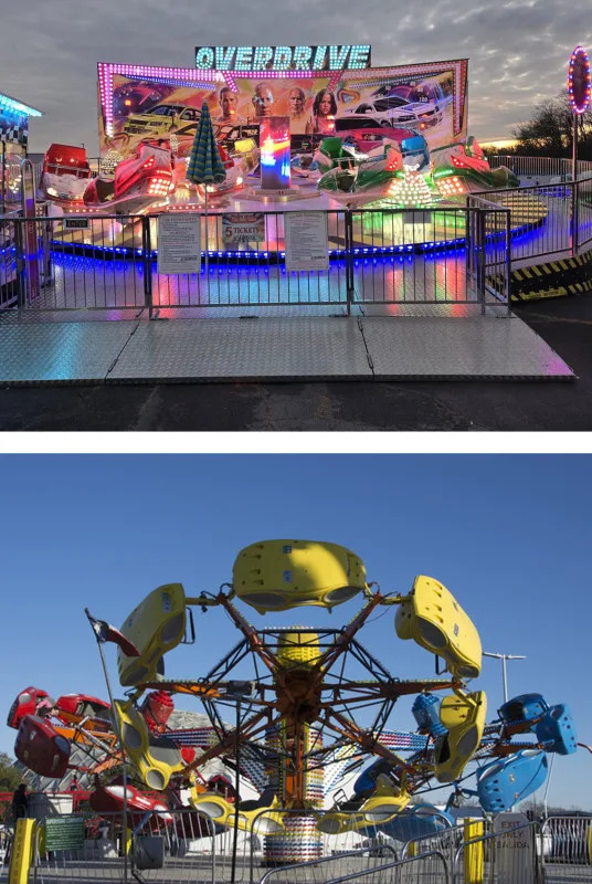 Overdrive and The Scorpion are new Mighty Midway rides.Minnesota State Fair