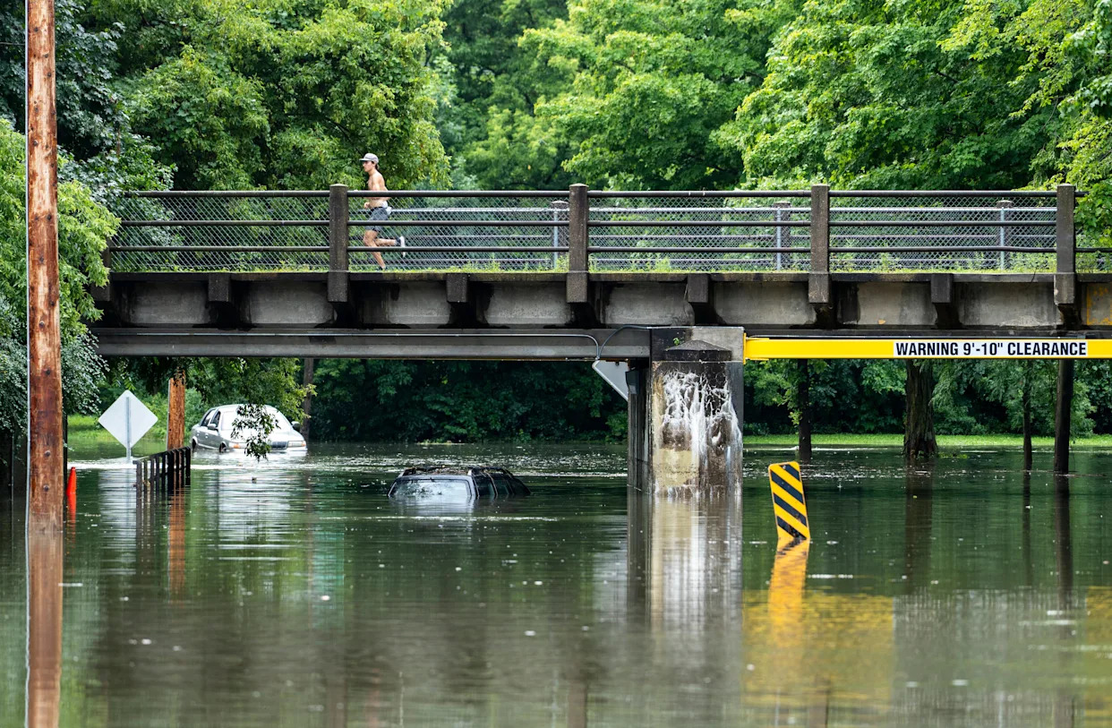 How rare was this weekend's rain? It was a 1,000-year flood event.
