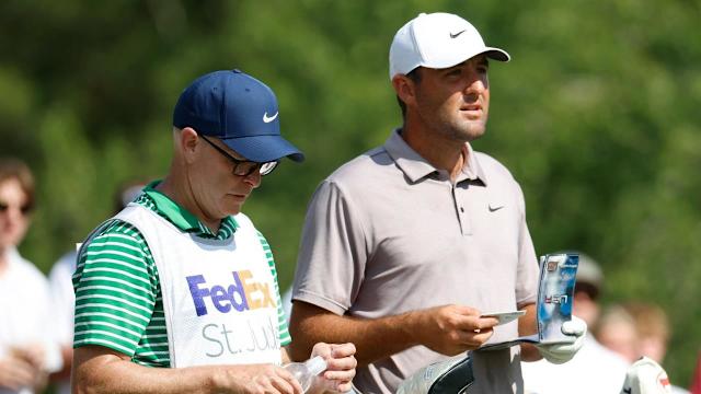 BMW Championship: Scottie Scheffler using new caddie again, unsure if Ted Scott will return for Tour Championship