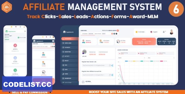 Ultimate Affiliate Management System v6.0.0.1 - PHP Platform