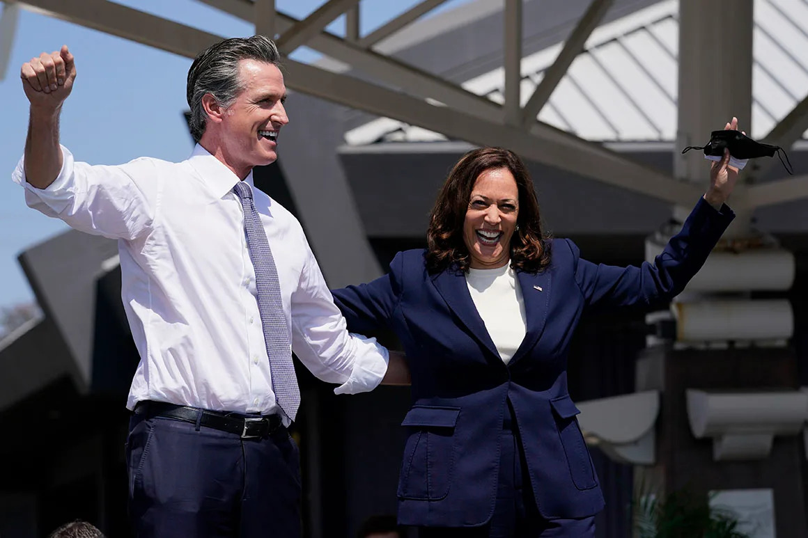 Kamala Harris in 2028? California Democrats like the idea of Gavin Newsom better