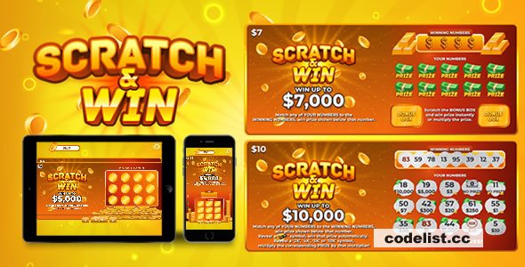 Scratch & Win v1.2 - HTML5 Game