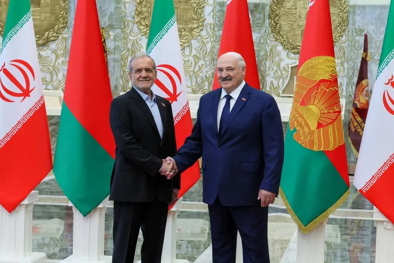 Belarus and Iran, both friends of Putin, plan to strengthen military and broader ties