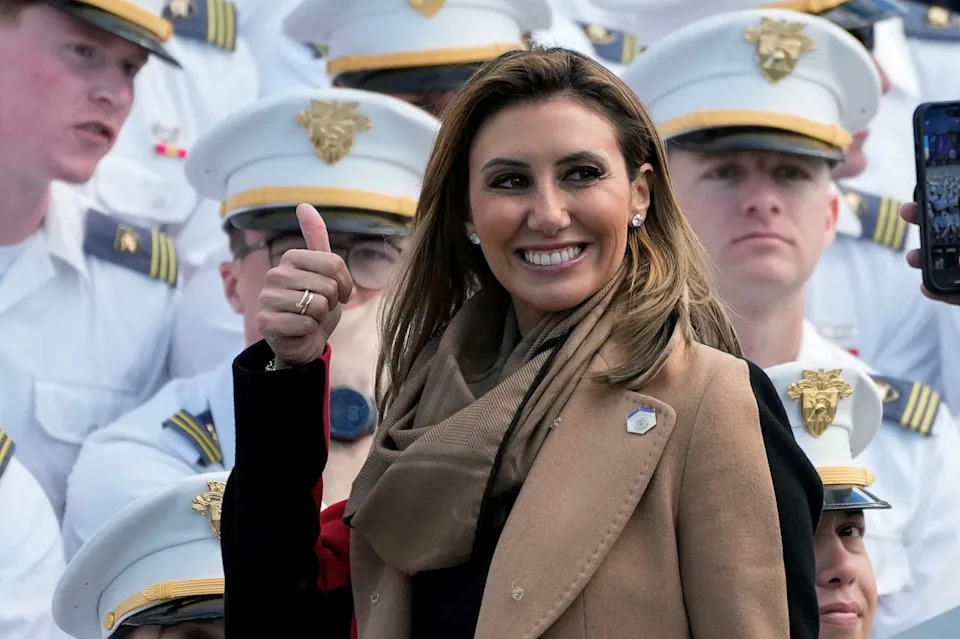 Eduardo Munoz/Reuters - PHOTO: Alina Habba, counselor to President Donald Trump, attends the commencement ceremony at West Point Military Academy in West Point, New York, May 24, 2025.
