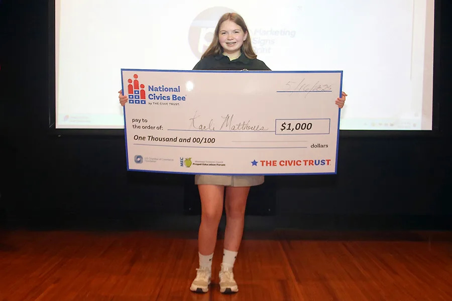 Mississippi student heads to DC for National Civics Bee