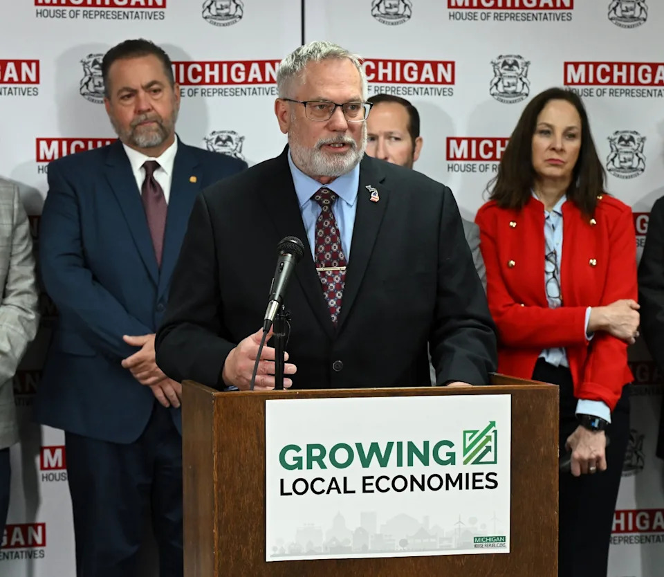 State Rep. David Martin at the House GOP press conference, April 17, 2024 | House GOP photo