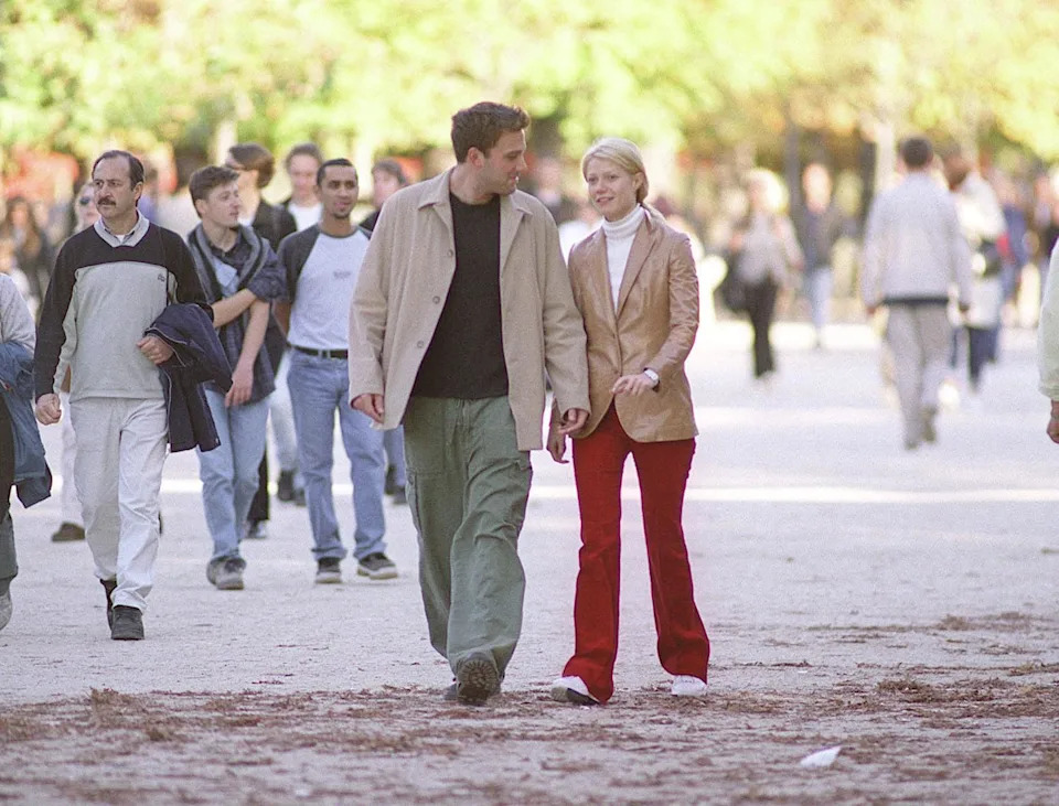 Ben Affleck and Gwyneth Paltrow in Paris