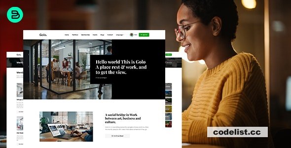 Golo v1.0 - Office Rental And Coworking Space Script Theme