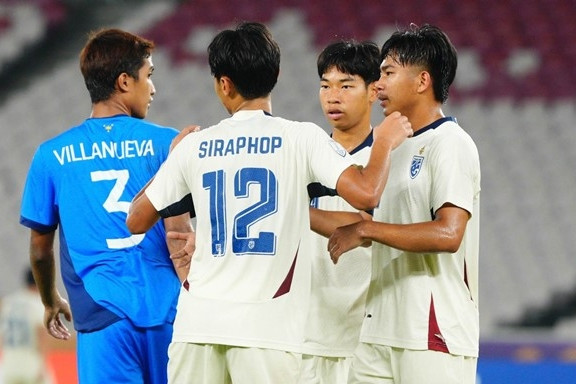 Highlights U23 Thái Lan 3-1 U23 Philippines: 'Voi chiến' gỡ thể diện