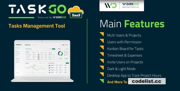 TaskGo SaaS v4.1 – Tasks Management Tool - nulled