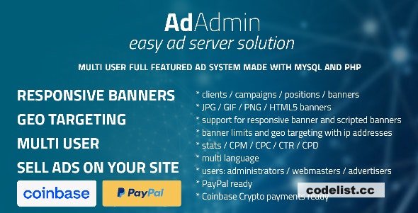 AdAdmin v4.2.6 - Easy full featured ad server