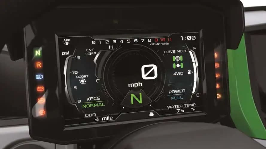 Kawasaki Teryx H2 Deluxe interior
