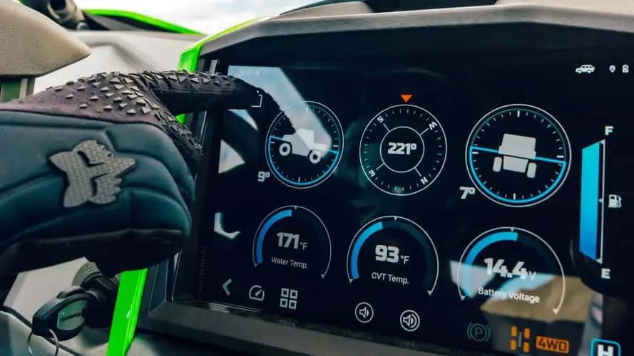 Kawasaki Teryx H2 deluxe interior