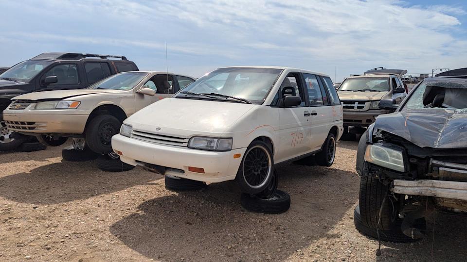 1990 nissan axxess in colorado junkyard