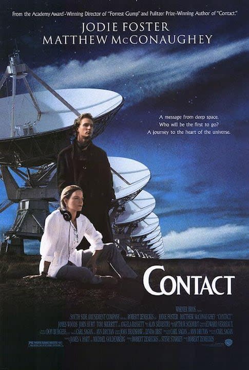 Contacto, la película que Matthew McConaughey protagonizó después de quedar fuera de Titanic