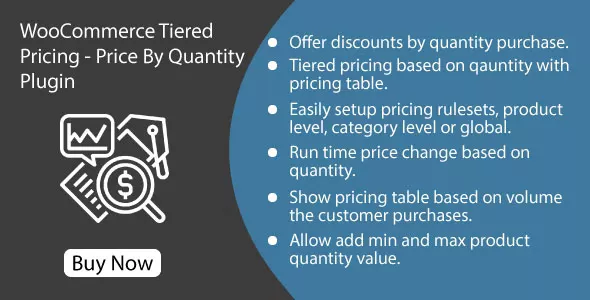 WooCommerce Tiered Pricing - Price By Quantity Plugin v1.1.0