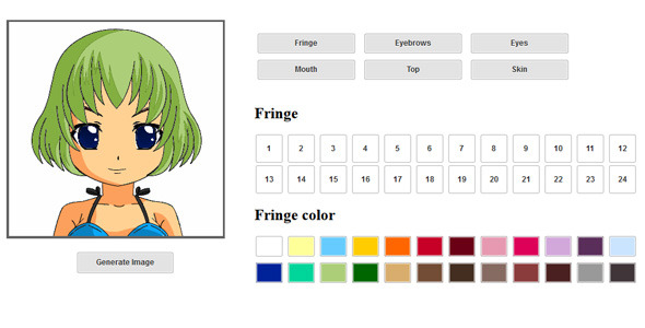 HTML5 Face Builder HTML5 Face Builder
