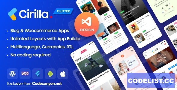 Cirilla v1.0.5 - Multipurpose Flutter Wordpress App