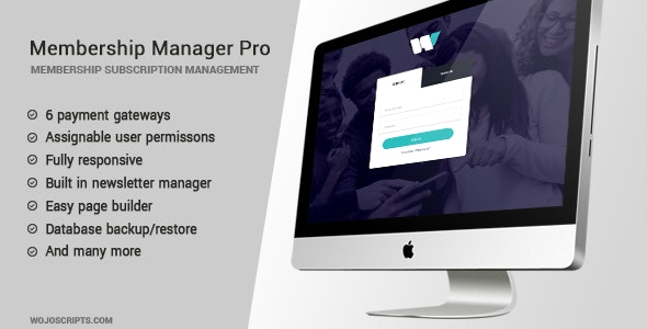 Membership Manager Pro v4.10 Membership Manager Pro v4.10