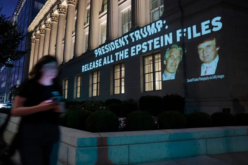 Barabak: In America's hardest-fought congressional district, voters agree: Release the Epstein files