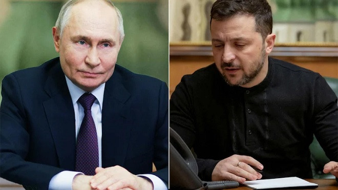 Ông Trump thúc đẩy cuộc gặp lịch sử giữa tổng thống Nga và Ukraine