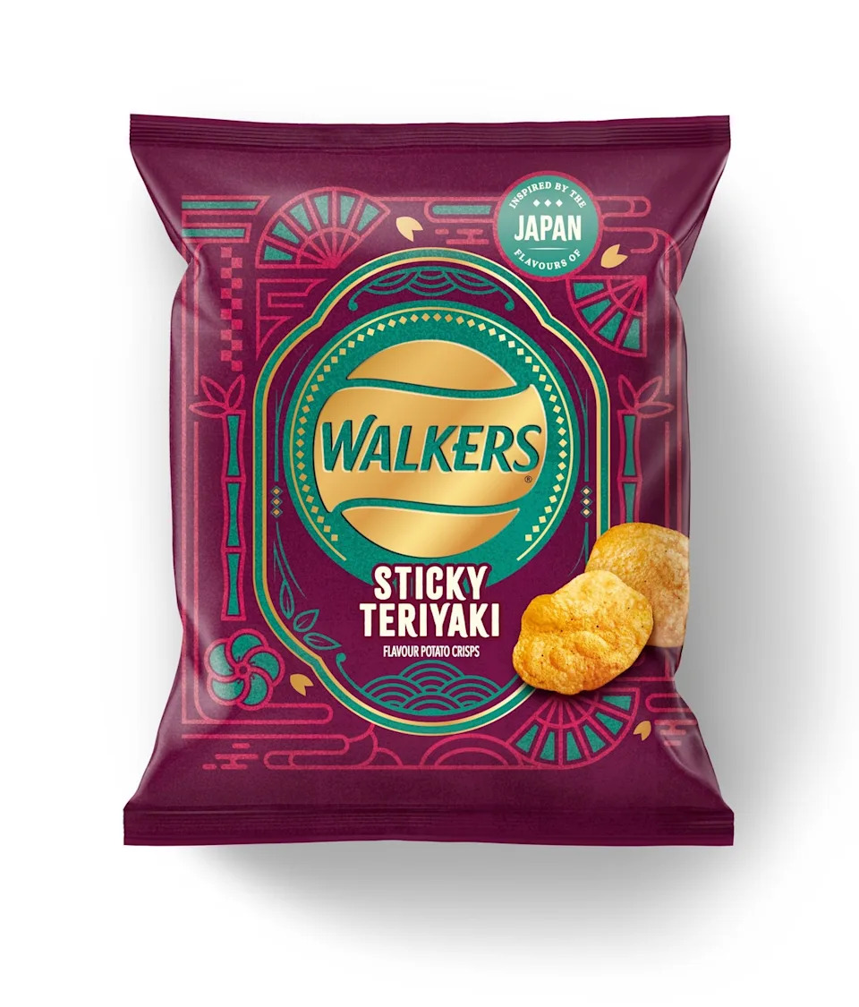 Walkers says the new Sticky Teriyaki flavour strikes “a balance between sweet and tangy” (Walkers)