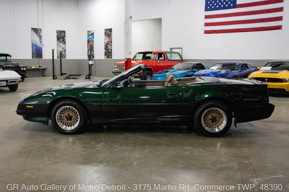 Jade-Green 1992 Pontiac Firebird Trans Am Convertible Hits Market With 51,839 Miles