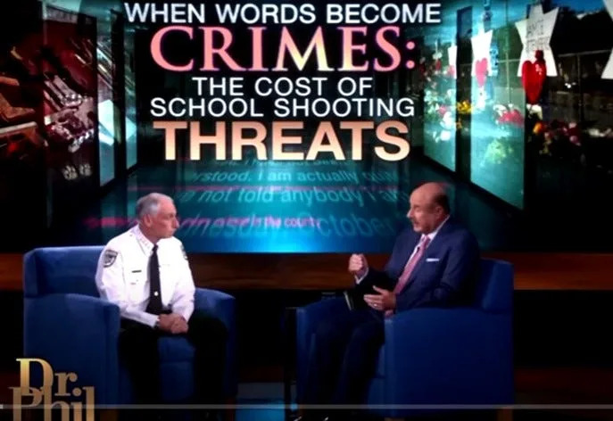 Sheriff Mike Chitwood spoke to "Dr. Phil" about perp-walks.