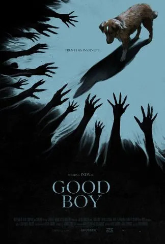 Courtesy of Independent Film Company and Shudder The official poster for 'Good Boy'