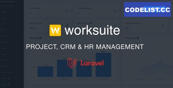 WORKSUITE v5.1.5 - HR, CRM and Project Management - nulled