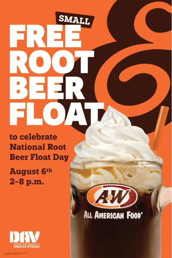 A&W Restaurants celebrate National Root Beer Float Day on Aug. 6