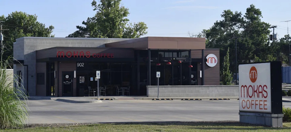 Mokas primary location is at 902 E. Crawford St. in Salina. The coffee shop and eatery has announced franchising of the brand, with the first franchised location expected in Olathe early next year.